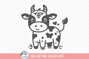 Farm Animal Bundle SVG | Baby Shower Designs - Cat, Bunny Rabbit, Duck, Chicken, Rooster, Llama, Sheep, Cow, Lamb, Dog, Goat Wispy Willow Designs Company