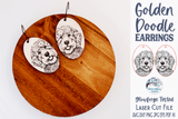 Goldendoodle Dog Earring File for Glowforge or Laser Cutter Wispy Willow Designs Company