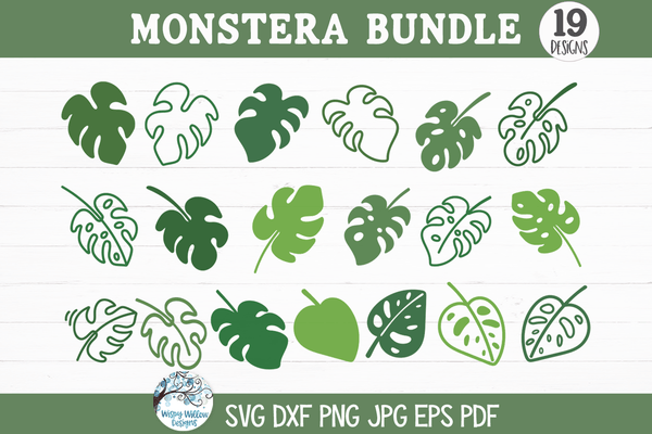Monstera Bundle SVG