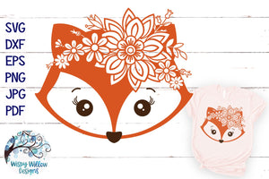 Pretty Animal Faces SVG Bundle Wispy Willow Designs Company