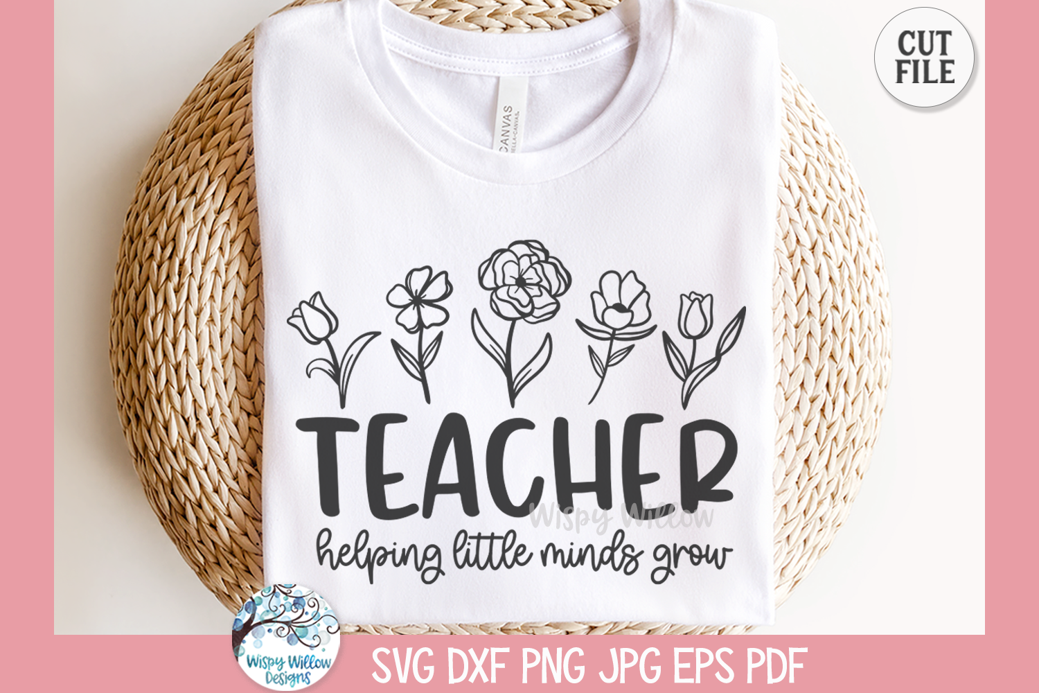 Teacher SVG | Helping Little Minds Grow Quote