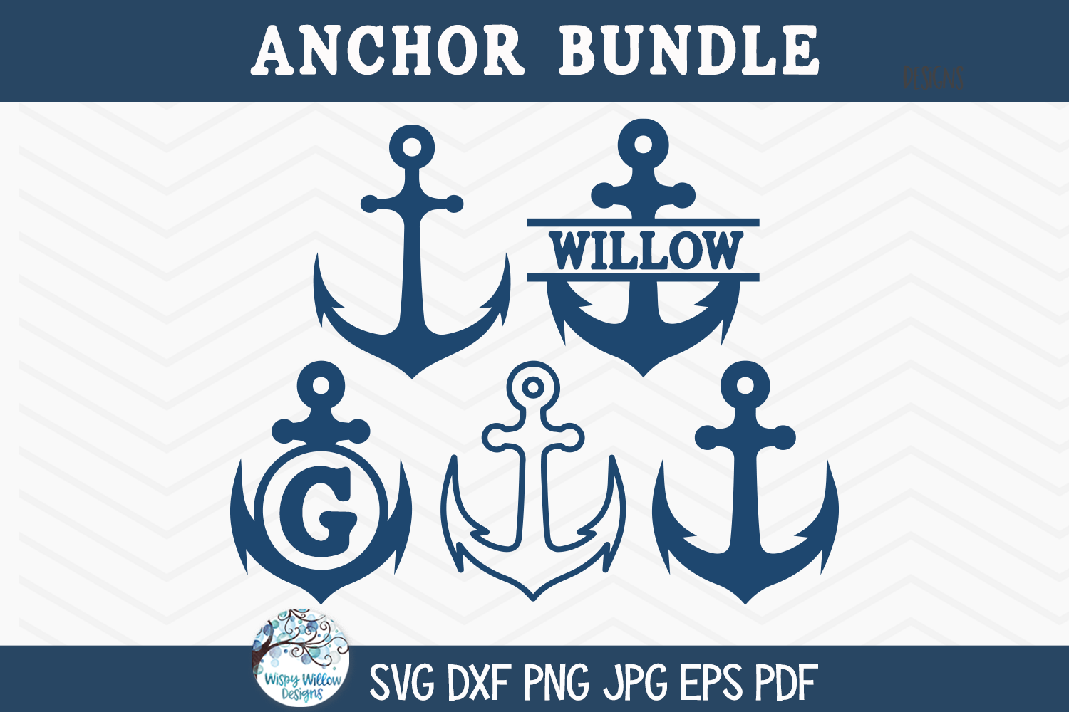Anchor Bundle SVG | Nautical Symbols Designs