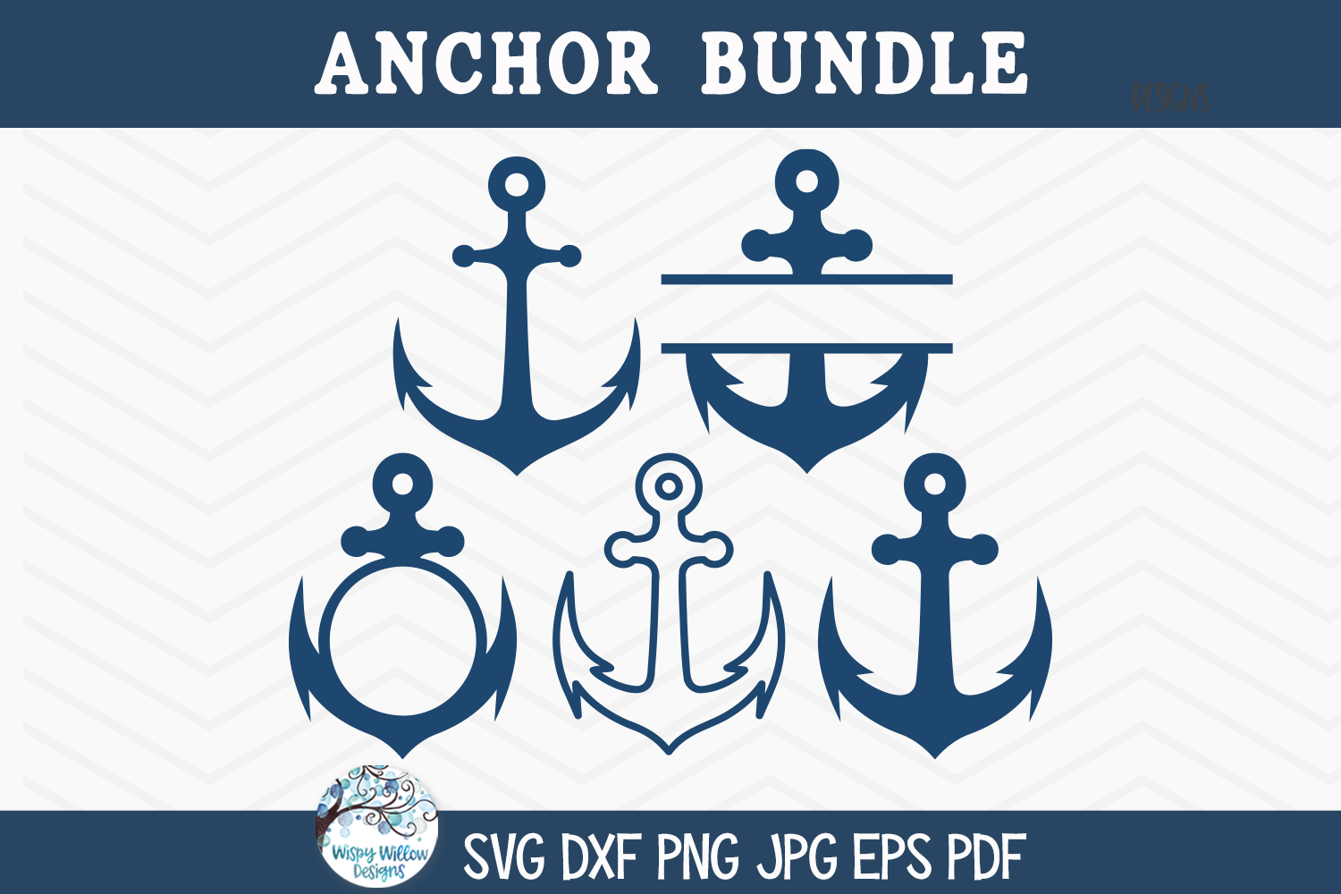 Anchor Bundle SVG | Nautical Symbols Designs