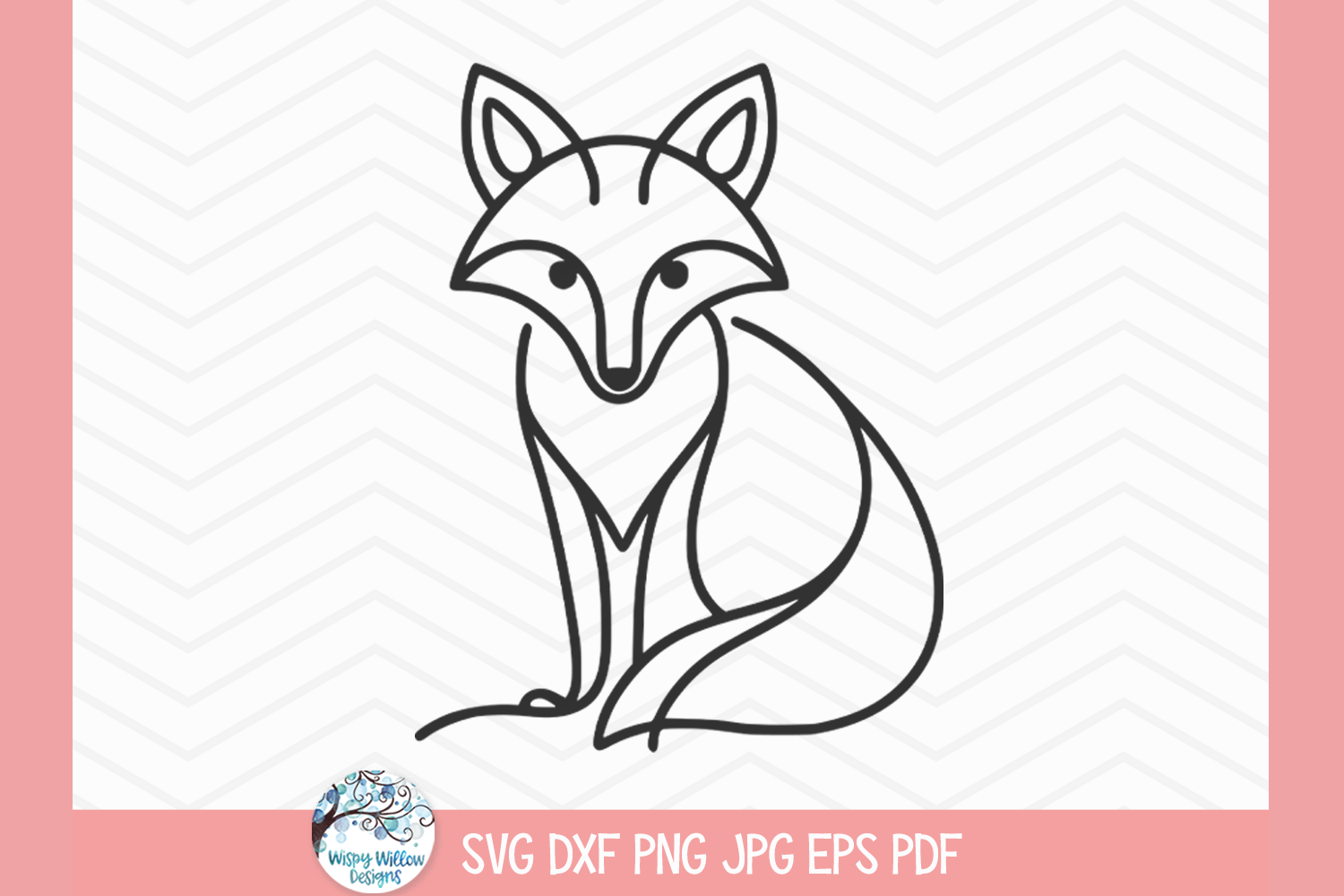 Fox SVG | Woodland Animal Illustration