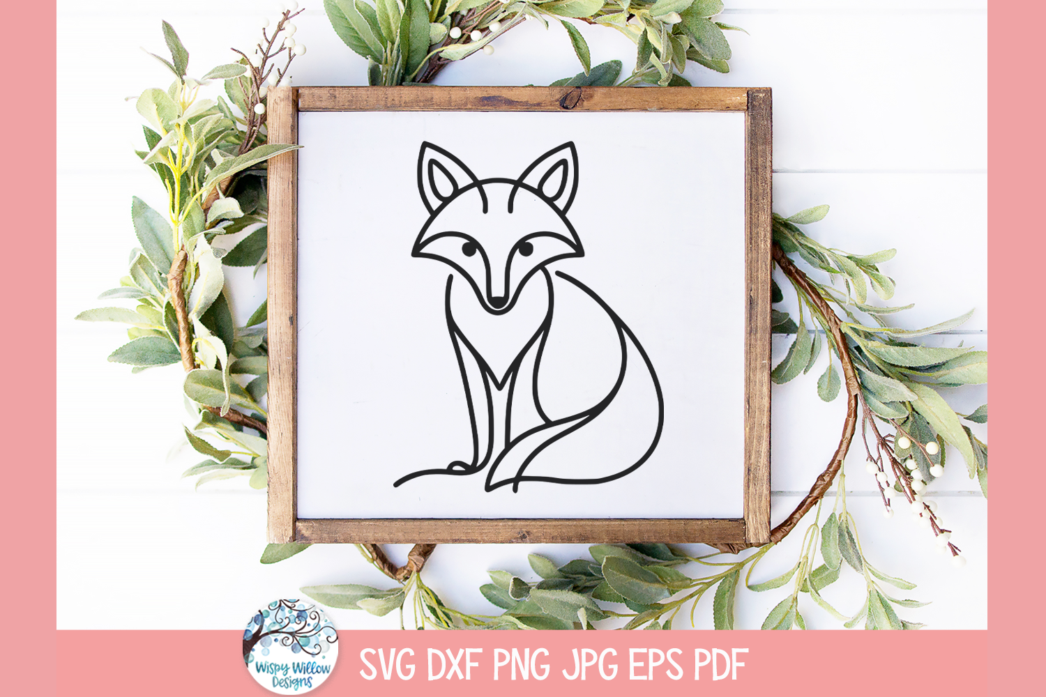 Fox SVG | Woodland Animal Illustration