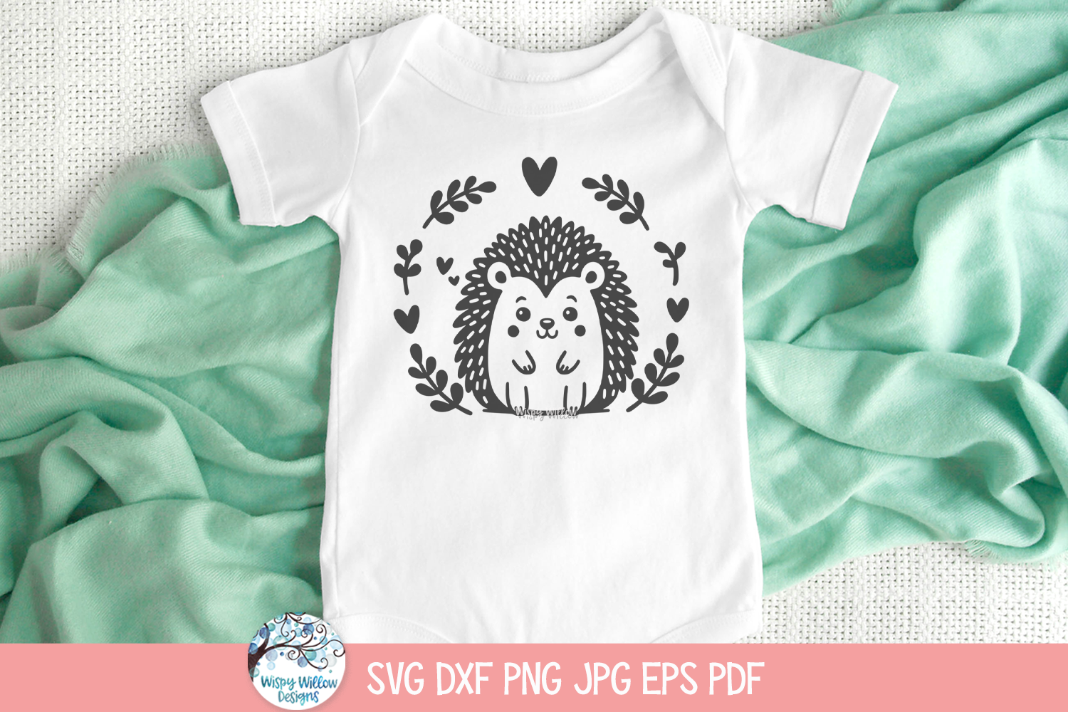Hedgehog SVG | Cute Animal Illustration PNG