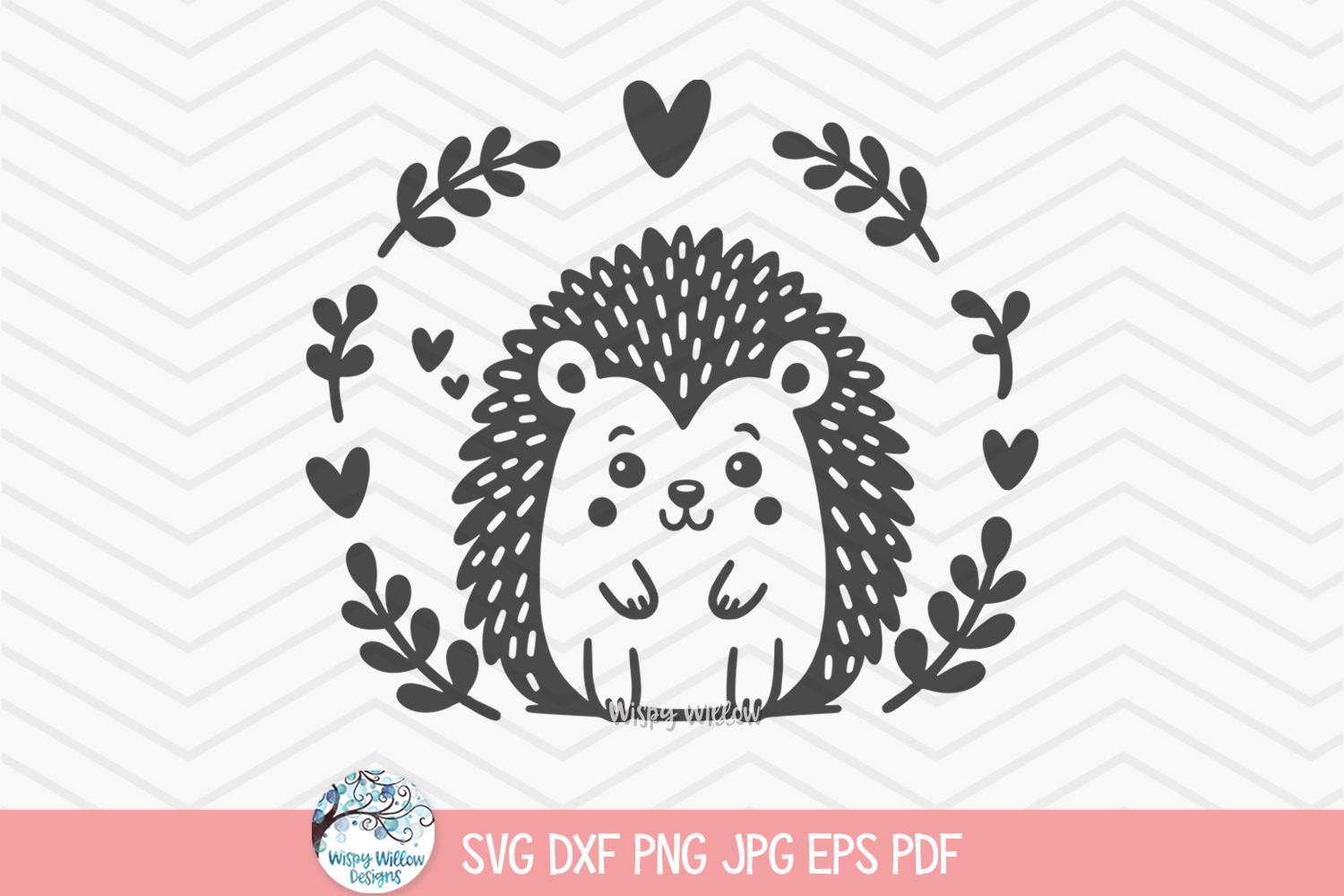 Hedgehog SVG | Cute Animal Illustration PNG