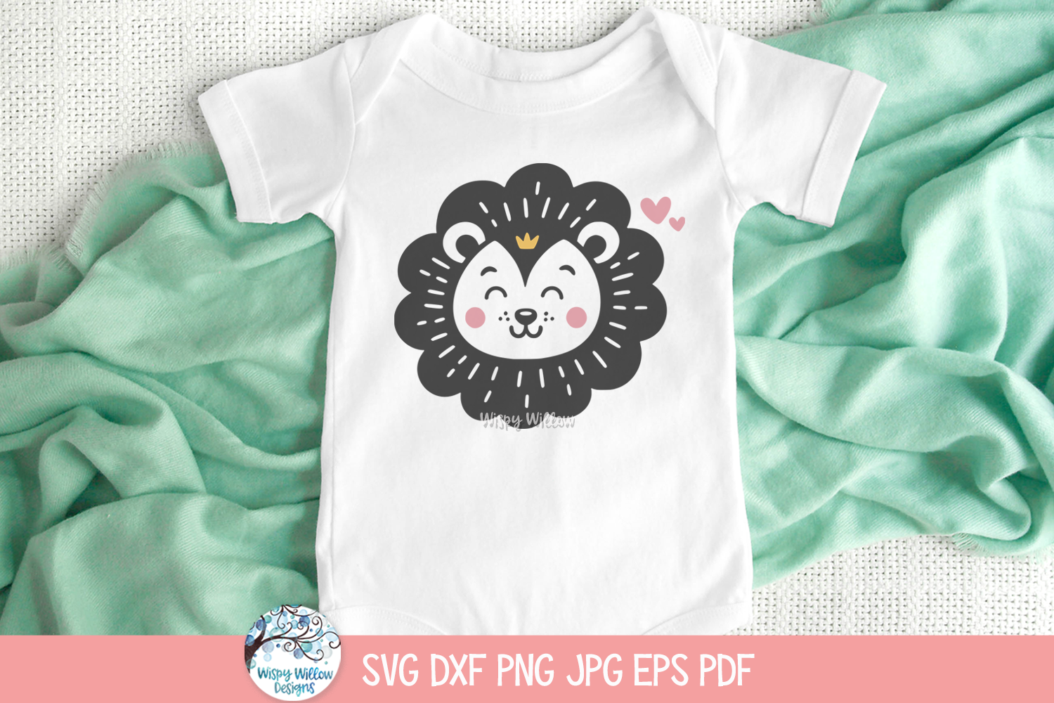 Lion SVG | Baby Animal Face Art