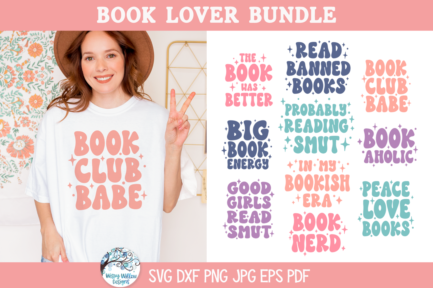 Book Lover SVG Bundle | Reading Enthusiast ClipArts
