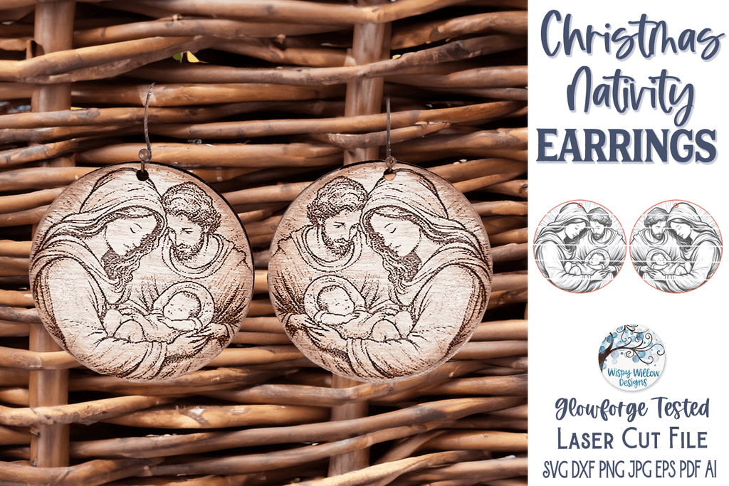Nativity earrings deals