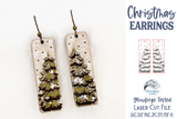 Christmas Tree Earring SVG for Glowforge Laser Wispy Willow Designs Company