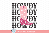 Colorful Howdy SVG | Vibrant Western Art Wispy Willow Designs Company