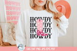 Colorful Howdy SVG | Vibrant Western Art Wispy Willow Designs Company
