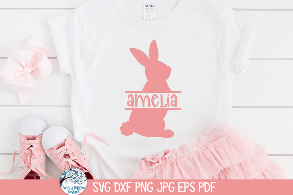 Easter Bunny SVG Bundle | Spring Rabbit Silhouettes Wispy Willow Designs Company
