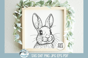 Easter Bunny SVG | Spring Rabbit Wispy Willow Designs Company