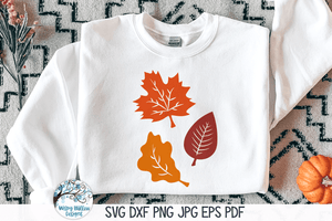 Fall Leaf SVG Bundle Wispy Willow Designs Company