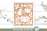 Floral Pumpkin SVG | Fall Sign Wispy Willow Designs Company