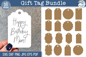 Gift Tag SVG Bundle Wispy Willow Designs Company