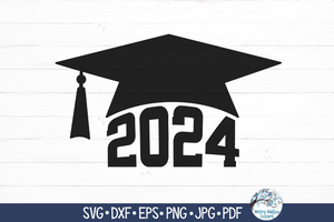 Graduation Cap 2024 | School Graduate Wispy Willow Designs Company