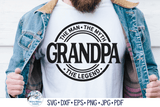 Grandpa The Man The Myth The Legend SVG | Father's Day Wispy Willow Designs Company