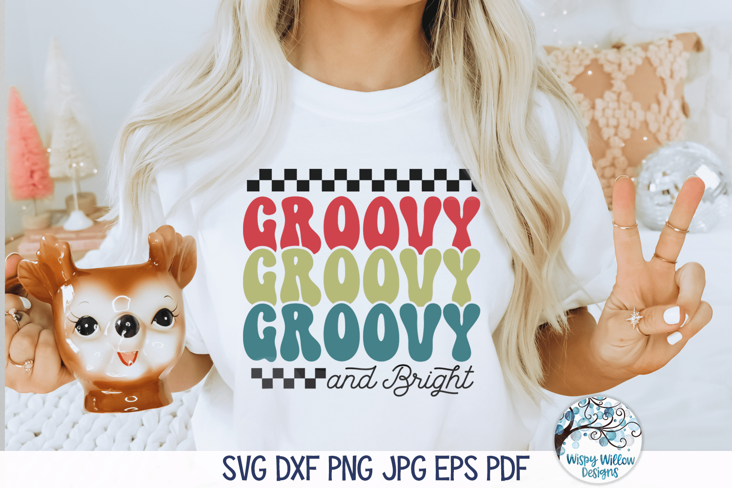 Groovy and Bright SVG | Retro Funny Sublimation Wispy Willow Designs Company