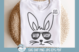Hip Hop Easter Bunny with Sunglasses SVG Wispy Willow Designs Company