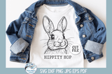 Hippity Hop SVG | Funny Easter Bunny Sign Wispy Willow Designs Company