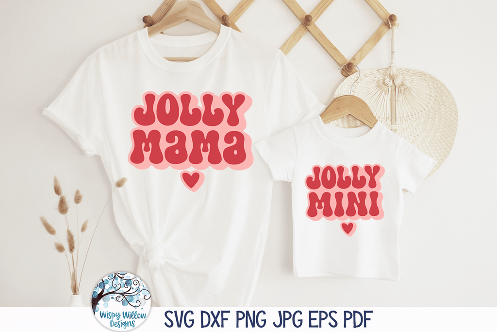 Jolly Mama Mini SVG  Christmas Design SVG – Wispy Willow Designs
