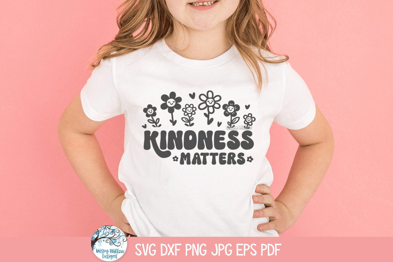 Kindness Matters SVG | Empowering Kindness Advocacy Design Wispy Willow Designs Company