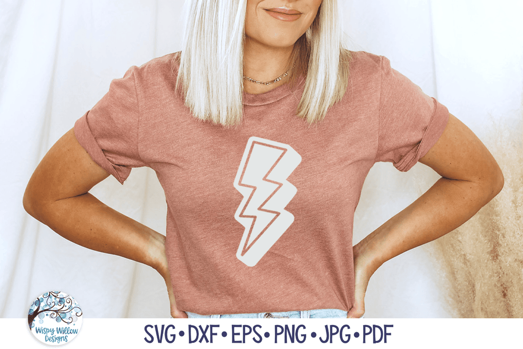 Lightning Bolt SVG Bundle Wispy Willow Designs Company