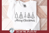 Merry Christmas Trees SVG | Christmas Design SVG Wispy Willow Designs Company