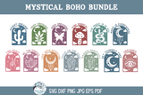Mystical Boho SVG Bundle | Bohemian Spirit Illustration Wispy Willow Designs Company