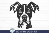 Pitbull Dog SVG Wispy Willow Designs Company