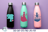 Princess Bundle SVG | Kids Princess Silhouettes Wispy Willow Designs Company