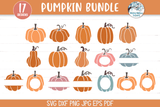Pumpkin SVG Bundle Wispy Willow Designs Company