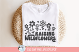 Raising Wildflowers SVG | Family-Inspired Flower Illustration Wispy Willow Designs Company
