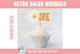 Retro Daisy Number SVG Bundle | Numerical Birthday Design Wispy Willow Designs Company