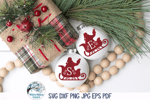 Santa Alphabet Bundle SVG |  Personalized Christmas Letters Wispy Willow Designs Company