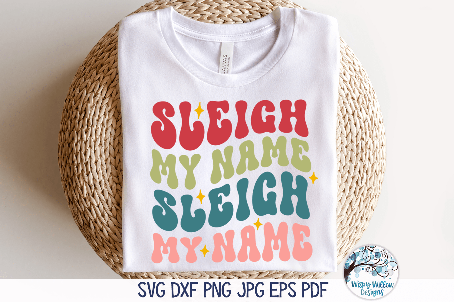 Sleigh My Name SVG | Funny Say My Name Christmas Parody Wispy Willow Designs Company