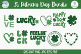 St. Patrick's Day Bundle SVG | Shamrock Silhouette Wispy Willow Designs Company
