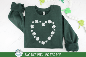 St. Patrick's Day Bundle SVG | Shamrock Silhouette Wispy Willow Designs Company
