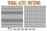 Tribal Aztec Pattern SVG Bundle | Ethnic Prints Wispy Willow Designs Company