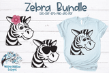 Adorable Animal SVG Bundle | Fox, Sloth, Zebra, Giraffe SVGs Wispy Willow Designs Company