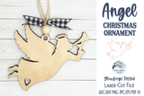 Angel Christmas Ornament for Glowforge or Laser Cutter Wispy Willow Designs Company