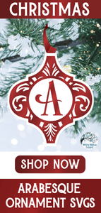 Arabesque Monogram Ornament SVG Bundle - Fits Home Depot Tiles Wispy Willow Designs Company