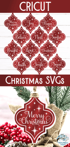 Arabesque Ornament SVG Bundle | Christmas Ornament SVGs Wispy Willow Designs Company