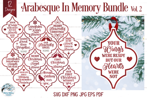 Arabesque Ornament SVG Bundle - In Memory Ornaments Vol 2 Wispy Willow Designs Company