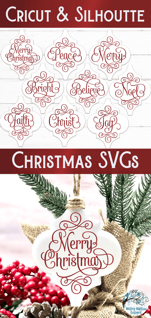 Arabesque Ornament SVG Bundle - Vol 3 | Christmas Ornaments Wispy Willow Designs Company