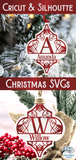 Arabesque Split Alphabet Ornament SVG Bundle | Christmas SVGs Wispy Willow Designs Company