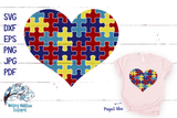 Autism Heart SVG Wispy Willow Designs Company